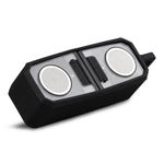 Colunas Bluetooth Transparentes Portáteis TWS BT628 10W com Base Magnética Ligável Subwoofer Estéreo para Exterior