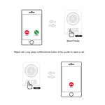 Colunas Bluetooth Transparentes Portáteis TWS BT628 10W com Base Magnética Ligável Subwoofer Estéreo para Exterior