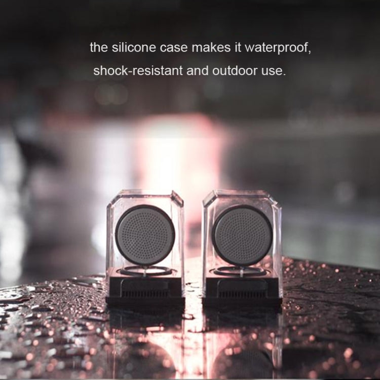Colunas Bluetooth Transparentes Portáteis TWS BT628 10W com Base Magnética Ligável Subwoofer Estéreo para Exterior