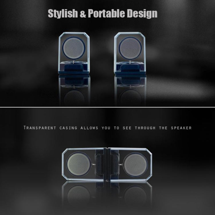 Colunas Bluetooth Transparentes Portáteis TWS BT628 10W com Base Magnética Ligável Subwoofer Estéreo para Exterior