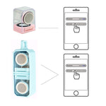 Colunas Bluetooth Transparentes Portáteis TWS BT628 10W com Base Magnética Ligável Subwoofer Estéreo para Exterior