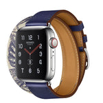 For Apple Watch 3 / 2 / 1 Generation 38mm Universal Silk Screen Printing Double-loop Watchband