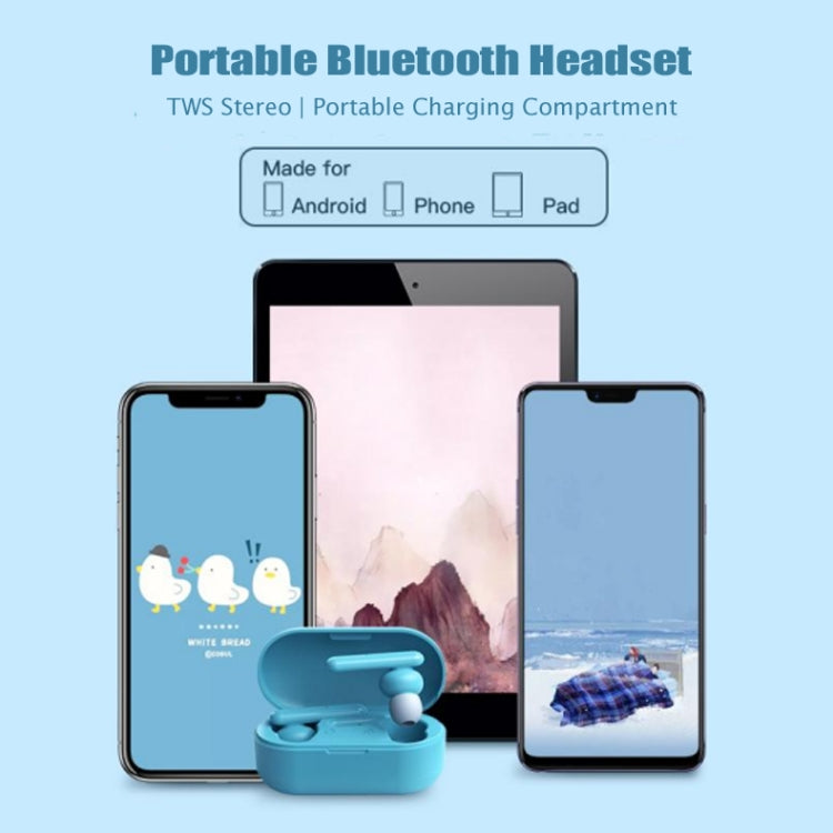 Auriculares Bluetooth TWS T10 mini com controlo tátil, HiFi, com microfone e caixa de carregamento
