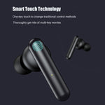 Auriculares Bluetooth TWS T10 mini com controlo tátil, HiFi, com microfone e caixa de carregamento