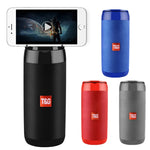 Coluna Mini Bluetooth Portátil TG113C Coluna Rádio FM Subwoofer Impermeável Suporte para Telemóvel Altifalantes Sem Fios