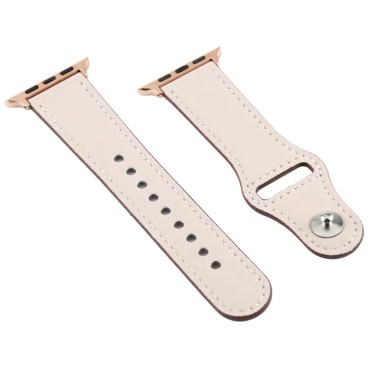 Para Apple Watch 3 / 2 / 1 Geração 38mm Correia de Couro Universal com Fivela, Para Apple Watch Series 8&7 41mm / SE 2&6&SE&5&4 40mm / 3&2&1 38mm, Para Apple Watch Series 7 41mm / 6 & SE & 5 & 4 40mm / 3 & 2 & 1 38mm