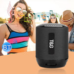 Coluna de Música Sem Fios Portátil T&G TG129 Mãos Livres com Microfone, Suporta Cartão TF e FM