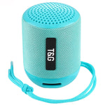 Coluna de Música Sem Fios Portátil T&G TG129 Mãos Livres com Microfone, Suporta Cartão TF e FM