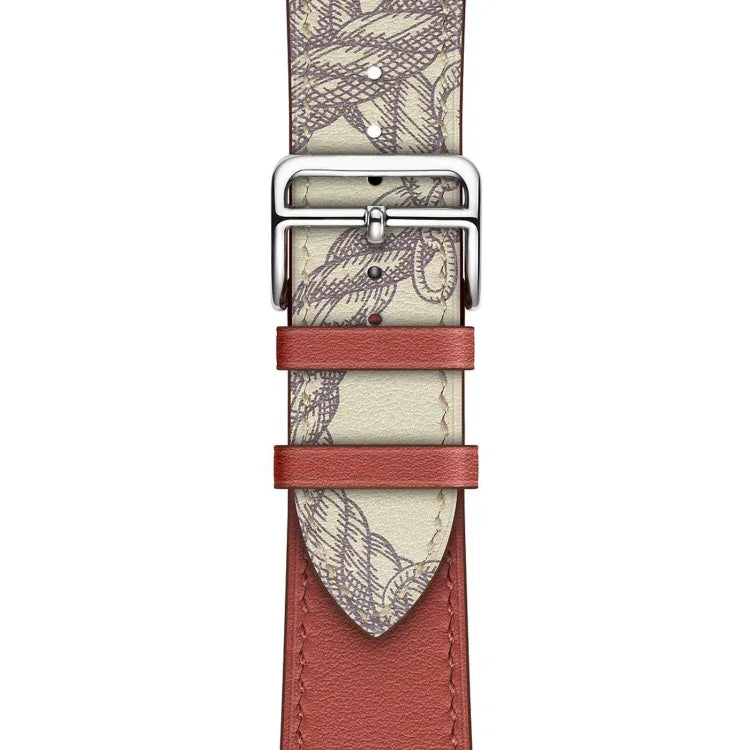 For Apple Watch 3 / 2 / 1 Generation 38mm Universal Silk Screen Psingle-ring Watchband