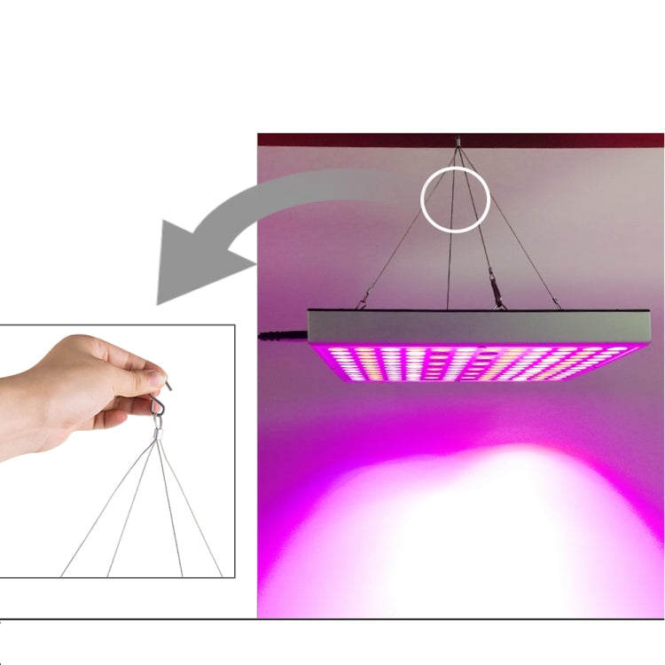 Luz de Crescimento para Plantas de Espectro Completo 45W 144 LEDs Fitolampy para Plantas, Flores, Cultivo de Mudas, Lâmpadas LED de Crescimento AC85-265V, EUA, UE, AU, UK