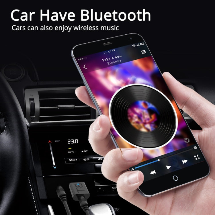 Receptor Bluetooth USB BT005 5.0 Amplificador de Colunas AUX Áudio Adaptador Bluetooth Estéreo Sem Fios para Carro