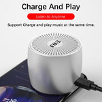 Coluna Bluetooth Portátil EWA A103 Caixa de Som Wireless com Graves Potentes Subwoofer Som Surround para Chamada e Duche