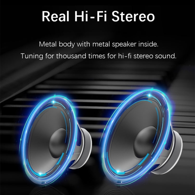 Coluna Bluetooth Portátil EWA A103 Caixa de Som Wireless com Graves Potentes Subwoofer Som Surround para Chamada e Duche