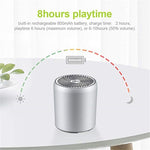 Coluna Bluetooth TWS Portátil EWA A107 Super Mini Caixa de Som Wireless Subwoofer Altifalantes para Computador Caixa para Duche