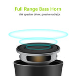 Coluna Metálica Bluetooth Outdoor Impermeável EWA A2 Pro Altifalante de Graves