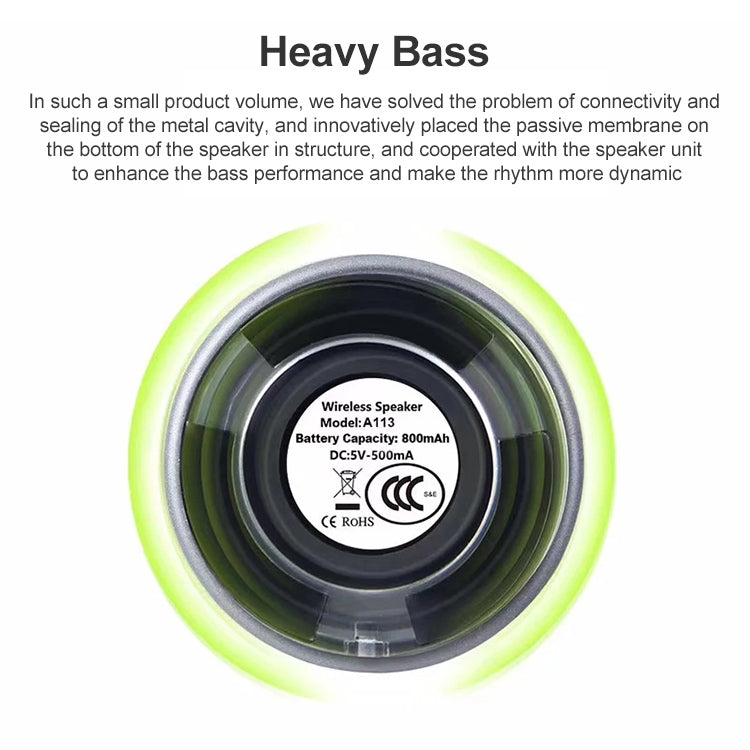 Coluna Bluetooth Portátil EWA A113 Super Mini Caixa de Som Wireless com Graves Subwoofer