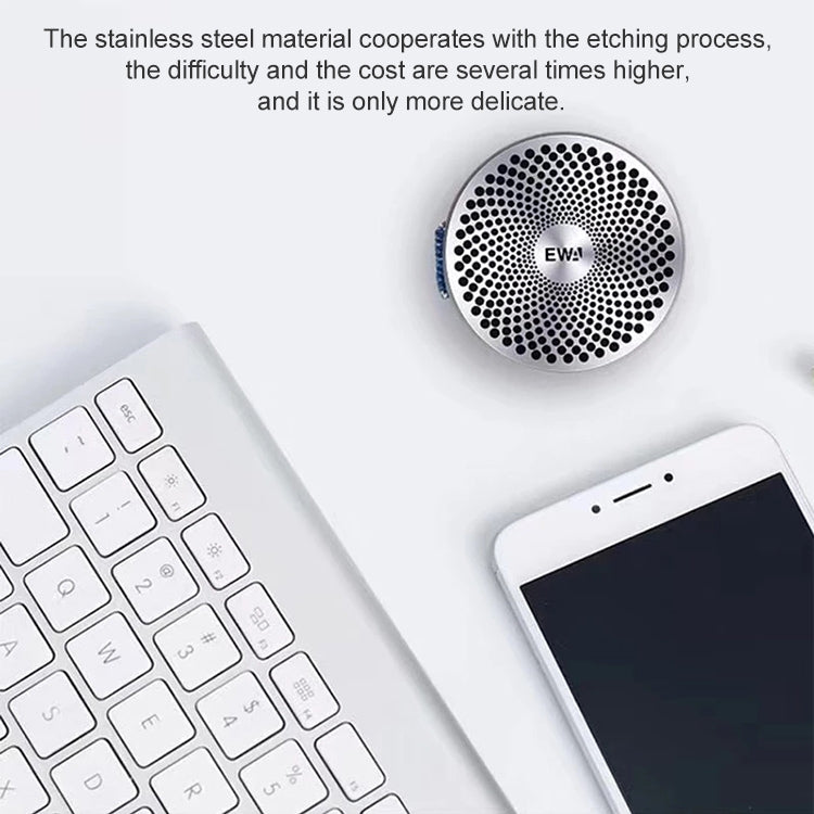 Coluna Bluetooth Portátil EWA A113 Super Mini Caixa de Som Wireless com Graves Subwoofer