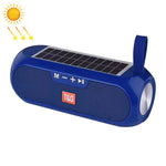 Coluna Portátil Sem Fios T&G TG182 Caixa de Música Estéreo Solar Impermeável Rádio USB AUX FM Super Graves
