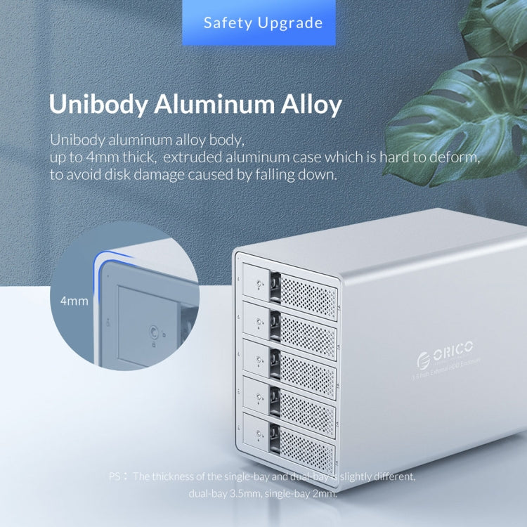 ORICO 9528U3 Caixa Externa para Disco Rígido de 3,5 polegadas
