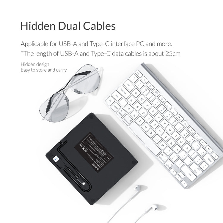 Leitor externo de CD USB3.0 ORICO XD007