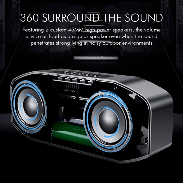 Coluna Bluetooth M5 Design Coruja LED Flash Altifalante Sem Fios Rádio FM Despertador Cartão TF