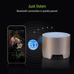 Colunas Mini EWA A3 8W Som Estéreo 3D Surround Altifalantes Bluetooth Sem Fios Portáteis Graves Suporta Cartões TF USB