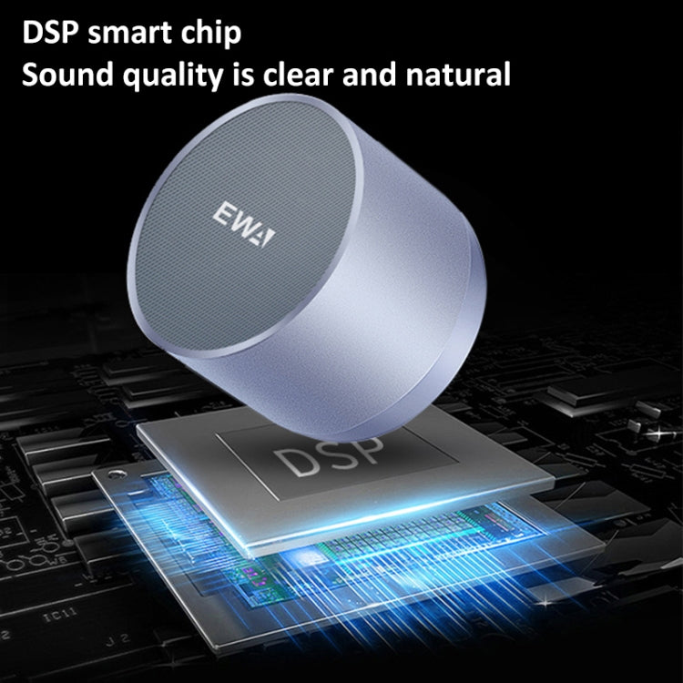 Colunas Mini EWA A3 8W Som Estéreo 3D Surround Altifalantes Bluetooth Sem Fios Portáteis Graves Suporta Cartões TF USB