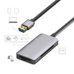 Hub USB3.0 Onten 8107 com leitor de cartões CF SD TF, 8107