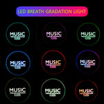 Auricular Bluetooth 5.0 multifunções VJ033, estéreo sem fios, LED, microfone, rádio FM