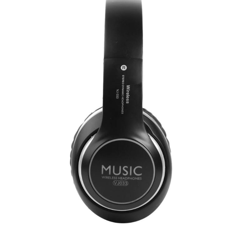Auricular Bluetooth 5.0 multifunções VJ033, estéreo sem fios, LED, microfone, rádio FM