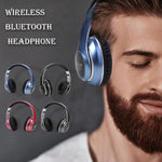 Auricular Bluetooth 5.0 multifunções VJ033, estéreo sem fios, LED, microfone, rádio FM