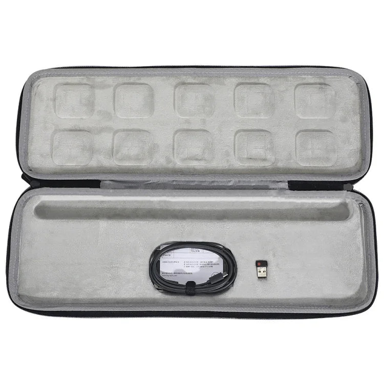Bolsa de Armazenamento Portátil para Teclado Avançado Logitech MX Keys, Estojo de Viagem para Casa com Proteção para Teclado e Rato, Para Logitech MX Keys Avançado