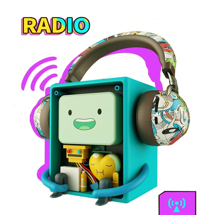 Auricular Bluetooth desportivo VJ086 com grafiti, impressão a cores por transferência de água, suporte para TF e FM