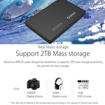 ORICO 2588US3-V1 Caixa para Disco Rígido USB3.0 de 2,5 polegadas, Prateado, Vermelho, Azul, Preto