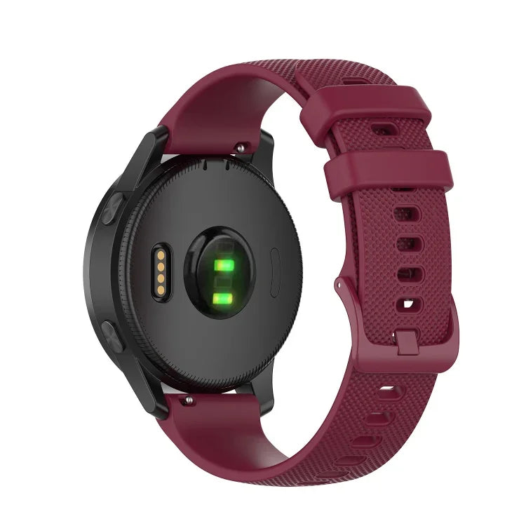 Correia de silicone 20mm para Huami Amazfit GTS / Samsung Galaxy Watch Active 2 / Gear Sport