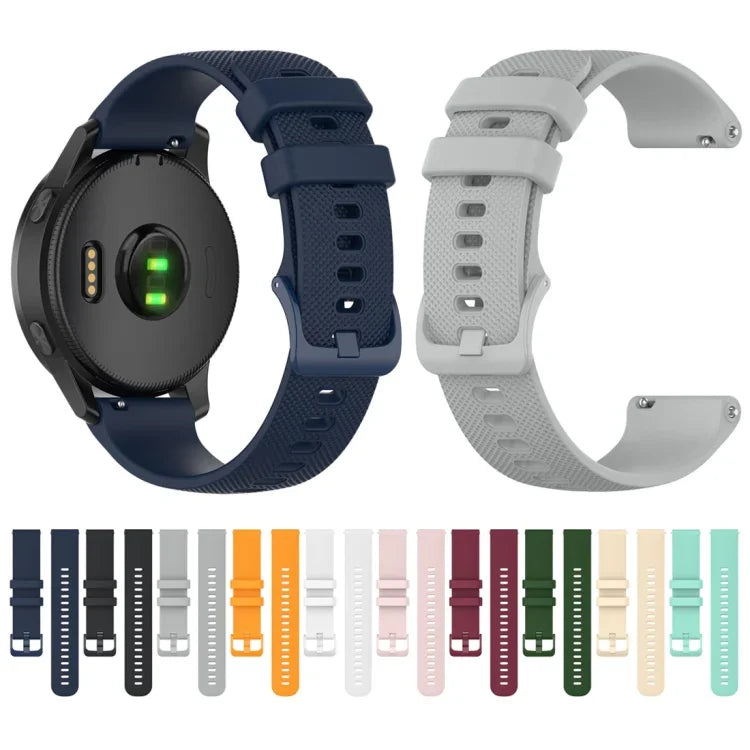 Correia de silicone 20mm para Huami Amazfit GTS / Samsung Galaxy Watch Active 2 / Gear Sport