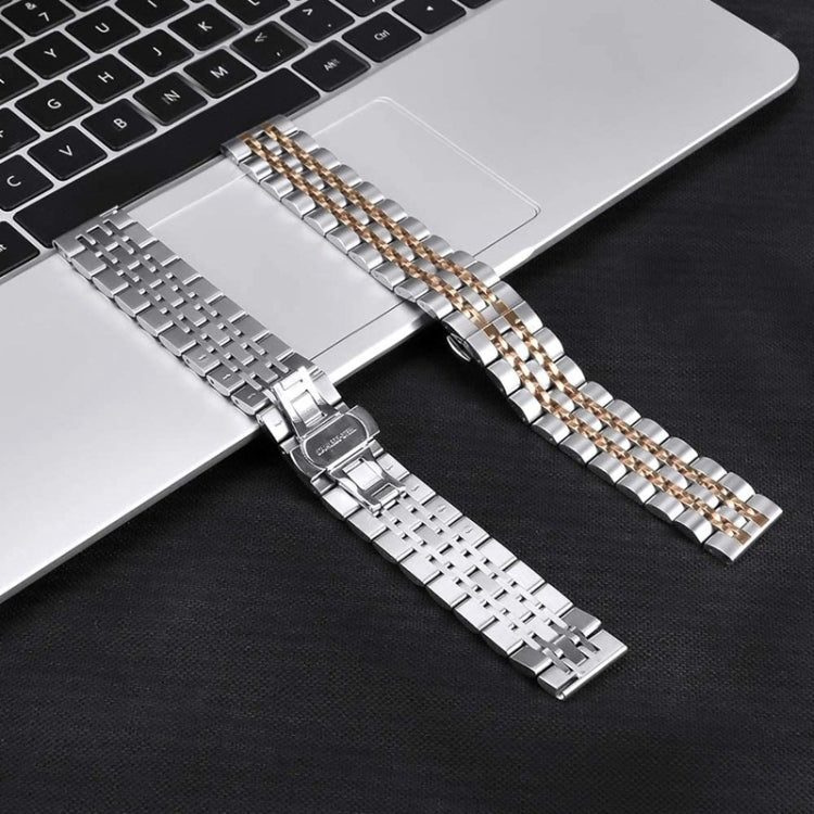 22mm For Huawei Watch GT2e GT2 46mm Seven Stainless Steel Straps