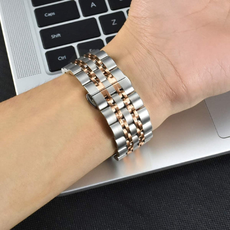 22mm For Huawei Watch GT2e GT2 46mm Seven Stainless Steel Straps