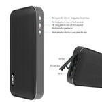 Coluna Bluetooth Sem Fios Portátil AEC BT-205 Altifalante Estéreo Microfone Integrado Suporta Cartão TF