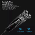 Barbeador Elétrico Portátil para Cuidados Faciais Masculinos Original Xiaomi Youpin BlackStone