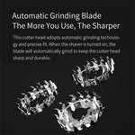 Barbeador Elétrico Original Xiaomi Youpin Yingqu Blackstone3 para Cuidados Faciais Masculinos, com Três Cabeças de Corte Portátil