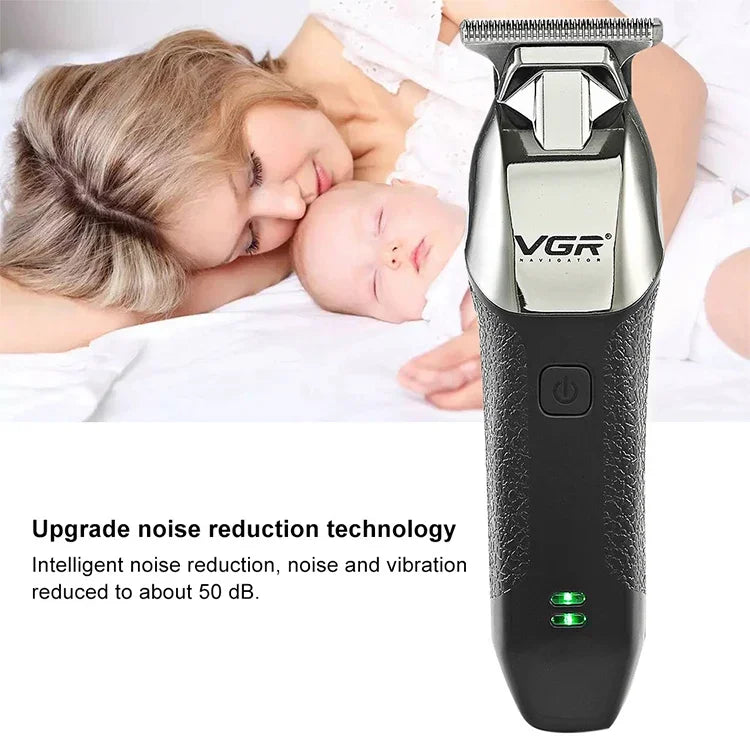 Máquina de Cortar Cabelo Elétrica Portátil USB VGR V-171 5W, V-171