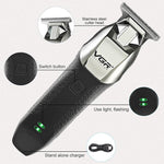 Máquina de Cortar Cabelo Elétrica Portátil USB VGR V-171 5W, V-171