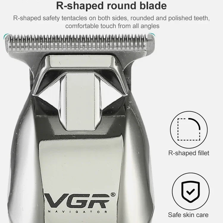 Máquina de Cortar Cabelo Elétrica Portátil USB VGR V-171 5W, V-171