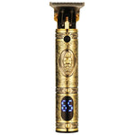 Máquina de Cortar Cabelo Retro com Gravação VGR V-228 5W USB com Ecrã Digital LED, V-228 (Bronze), V-228 (Prateado)