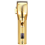 VGR V-280 Aparador de Cabelo Elétrico Metálico USB 10W com Ecrã Digital LED, V-280 (Dourado)