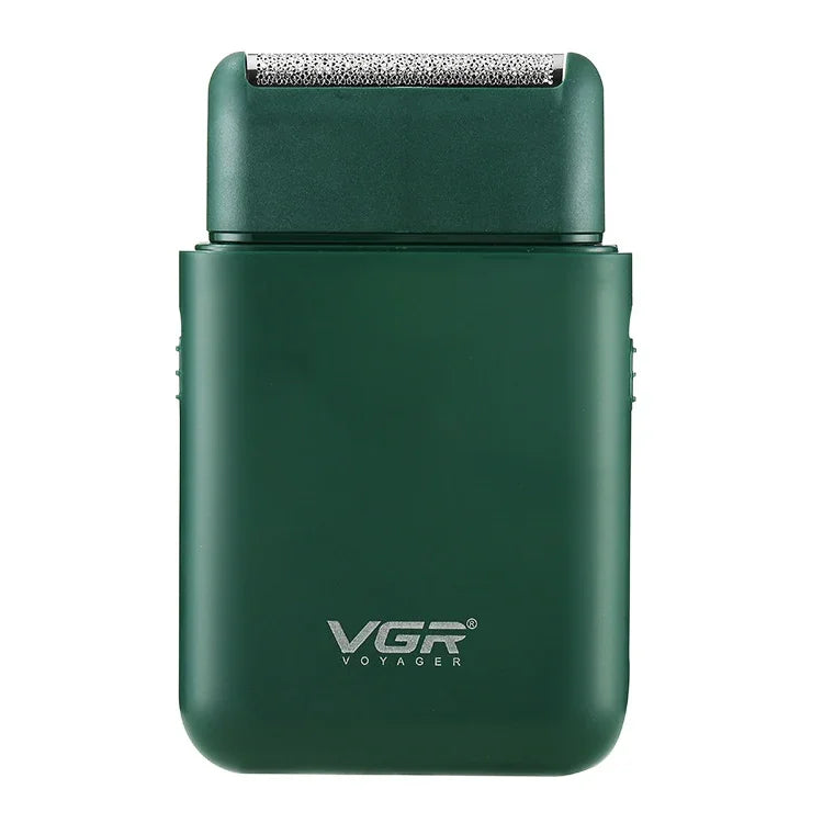 Barbeador elétrico portátil recíproco USB 5W VGR V-390, V-390 (Preto), V-390 (Verde)