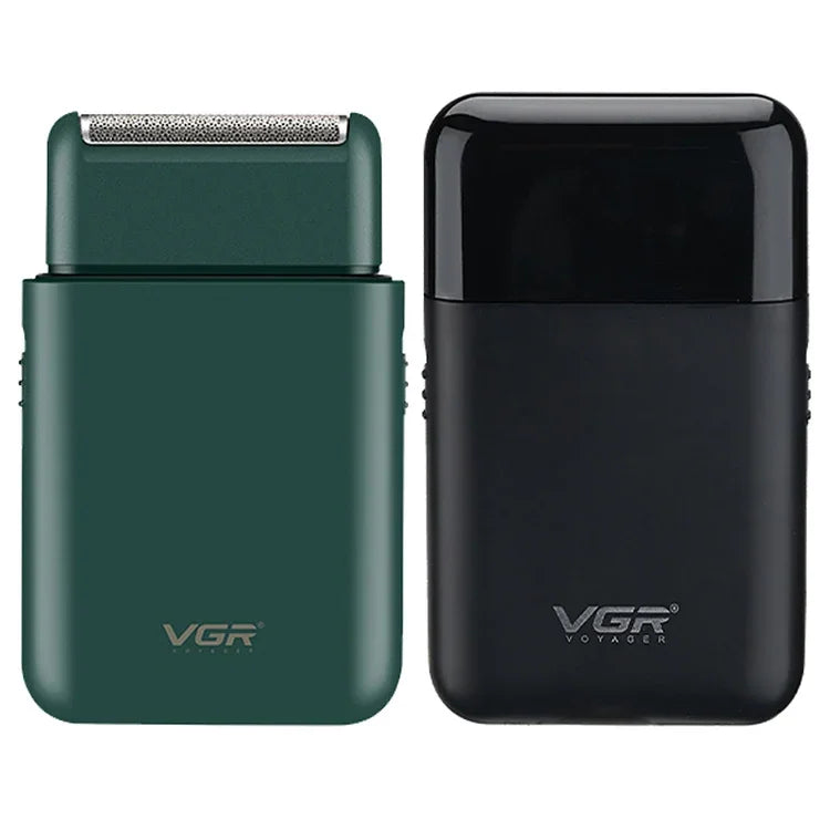 Barbeador elétrico portátil recíproco USB 5W VGR V-390, V-390 (Preto), V-390 (Verde)