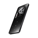 Leitor de música MP3 MP4 Bluetooth metálico com ecrã tátil de 1,8 polegadas, som HiFi, 8GB, X2, 16GB, preto, prata, ouro rosa