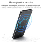Leitor de música MP3 MP4 Bluetooth metálico com ecrã tátil de 1,8 polegadas, som HiFi, 8GB, X2, 16GB, preto, prata, ouro rosa